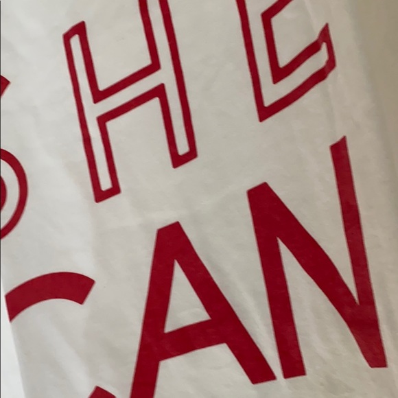 NEW “yes she can” graphic top T-shirt plus size - Picture 9 of 9